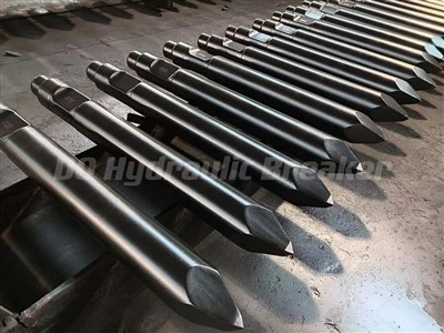 DQ Machinery Manufacturing High Quality Spare Parts Of Hydraulic Breaker Chisel For HB20G GB8AT SB81 SB100 SB121 SB131 SB151